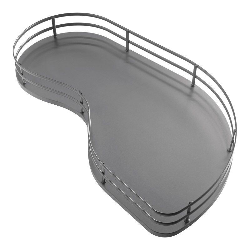 Ferrure Fly Moon Blanc Sens Gauche sans amortisseur pour porte de 450 mm