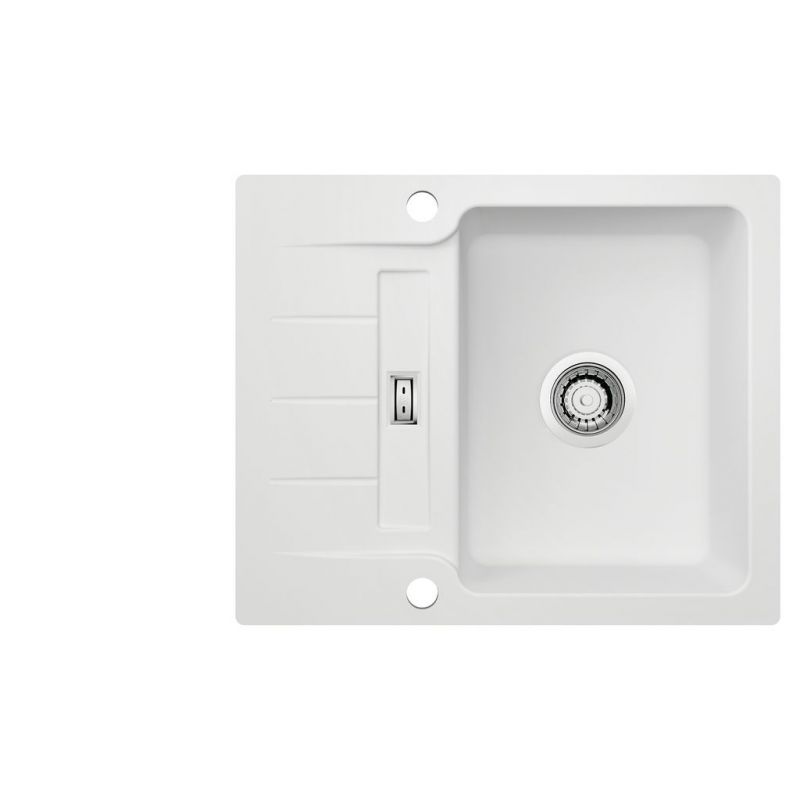 LineUP 2F, Evier à bord affleurant, Blanc mat