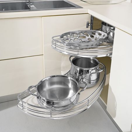 Ferrure Fly Moon Anthracite Sens Gauche sans amortisseur pour porte de 450 mm Ferrure Fly Moon Anthracite Sens Gauche sans amortisseur pour porte de 450 mm