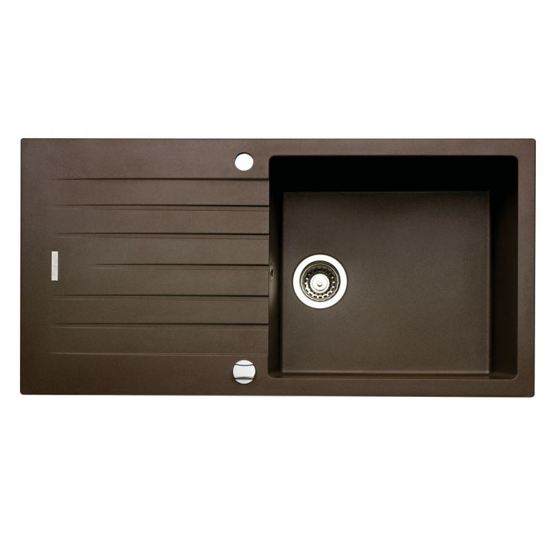 Angola 100 L, Evier encastrable, granite expresso