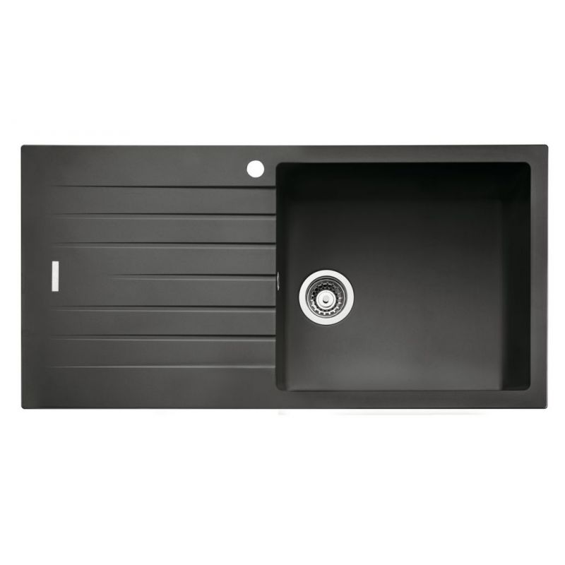 Angola 100 L, Evier encastrable, granite lava