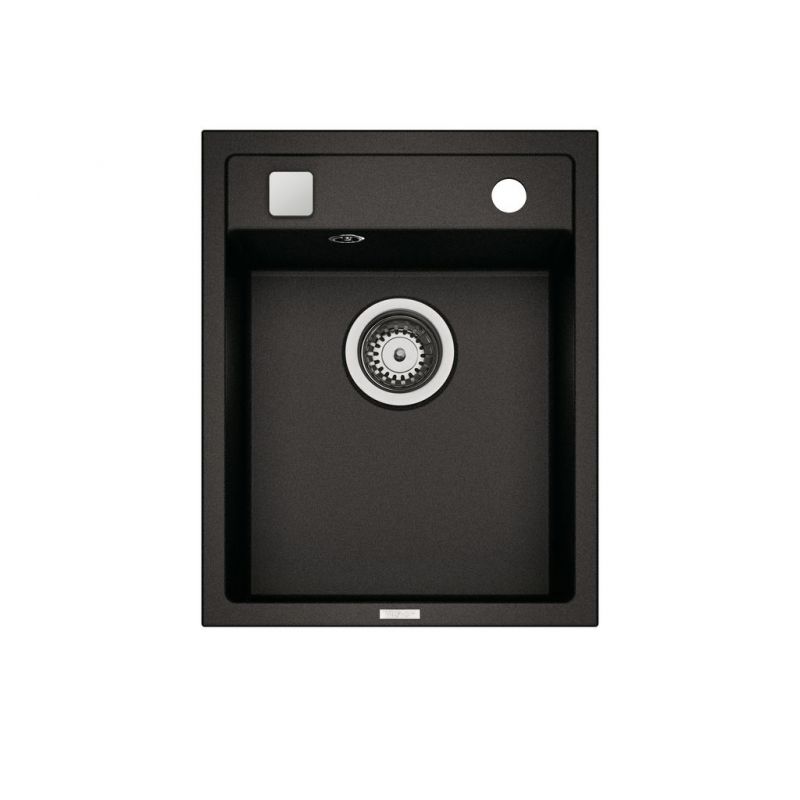 Angola 40, Evier encastrable, granite nero