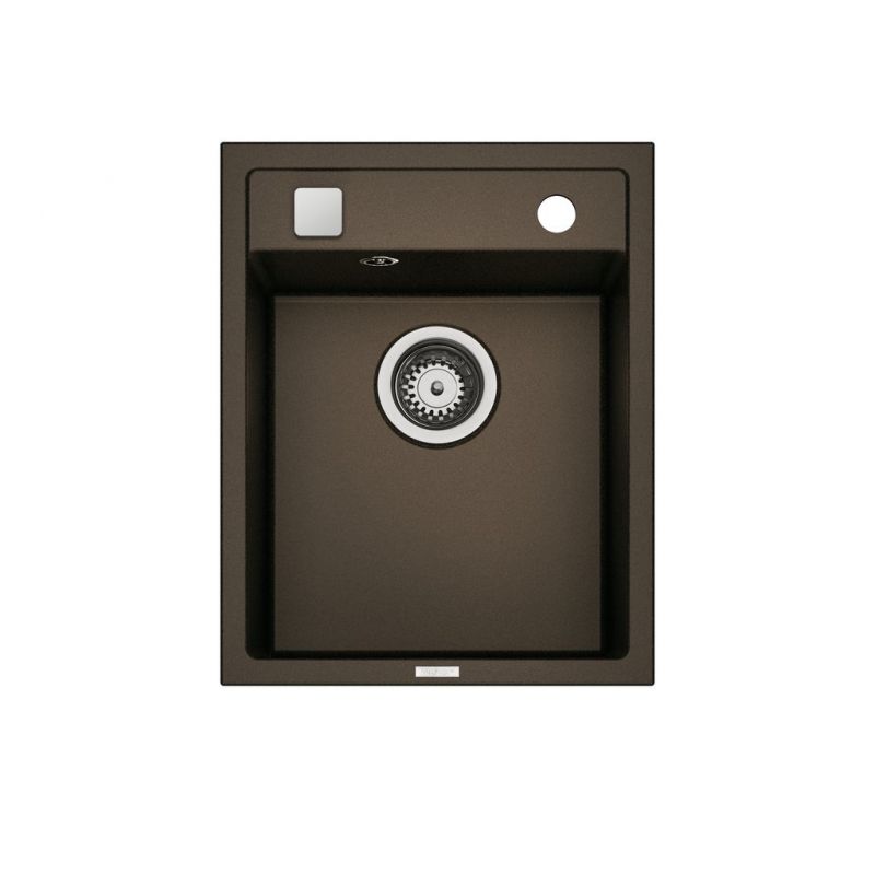 Angola 40, Evier encastrable, granite expresso