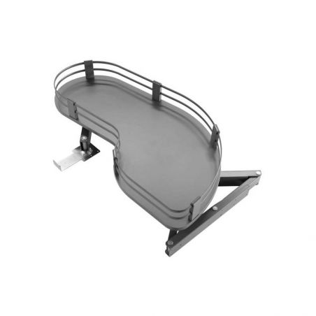 Ferrure Uniko Anthracite sans amortisseur pour porte de 450 mm Ferrure Uniko Anthracite sans amortisseur pour porte de 450 mm