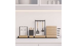 Organisateur de plan de travail : rangement pour cuisine | Quai 702