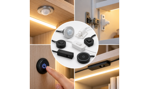 Interrupteur pour éclairage de meuble, placard et LED | Quai 702