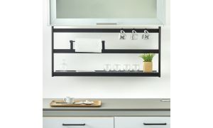 Étagère de crédence suspendue sans perçage | Cuisine design