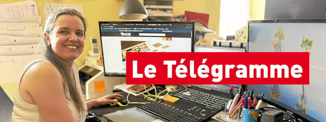 Septembre 2025 - Quai 702 mis à l’honneur par Le Télégramme : l’e-commerce spécialisé dans l’aménagement intérieur basé à Tréogat