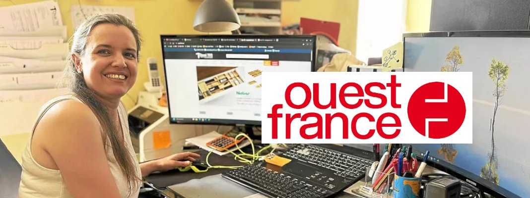 Septembre 2025 - Quai 702 dans Ouest-France : l’aménagement intérieur made in Tréogat qui s’exporte