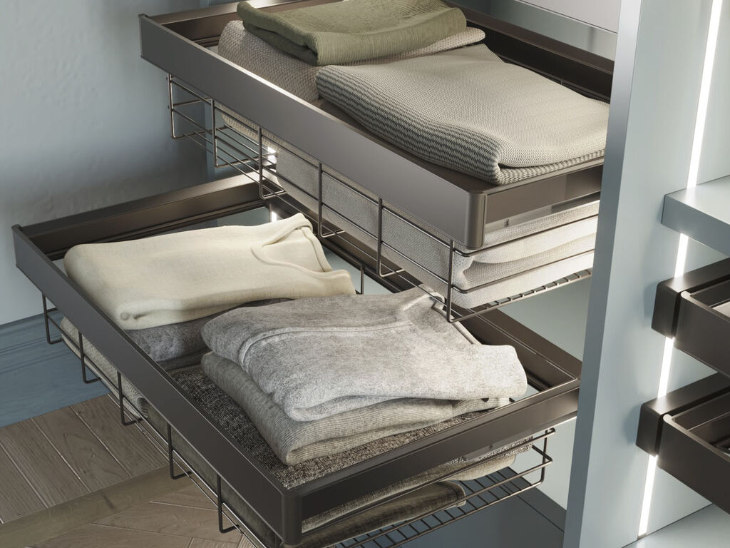 Gamme Quartz de Emuca - Cadre paniers