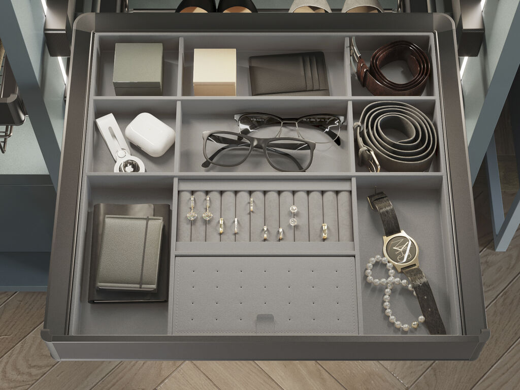 Gamme Quartz de Emuca - Organisateur bijoux
