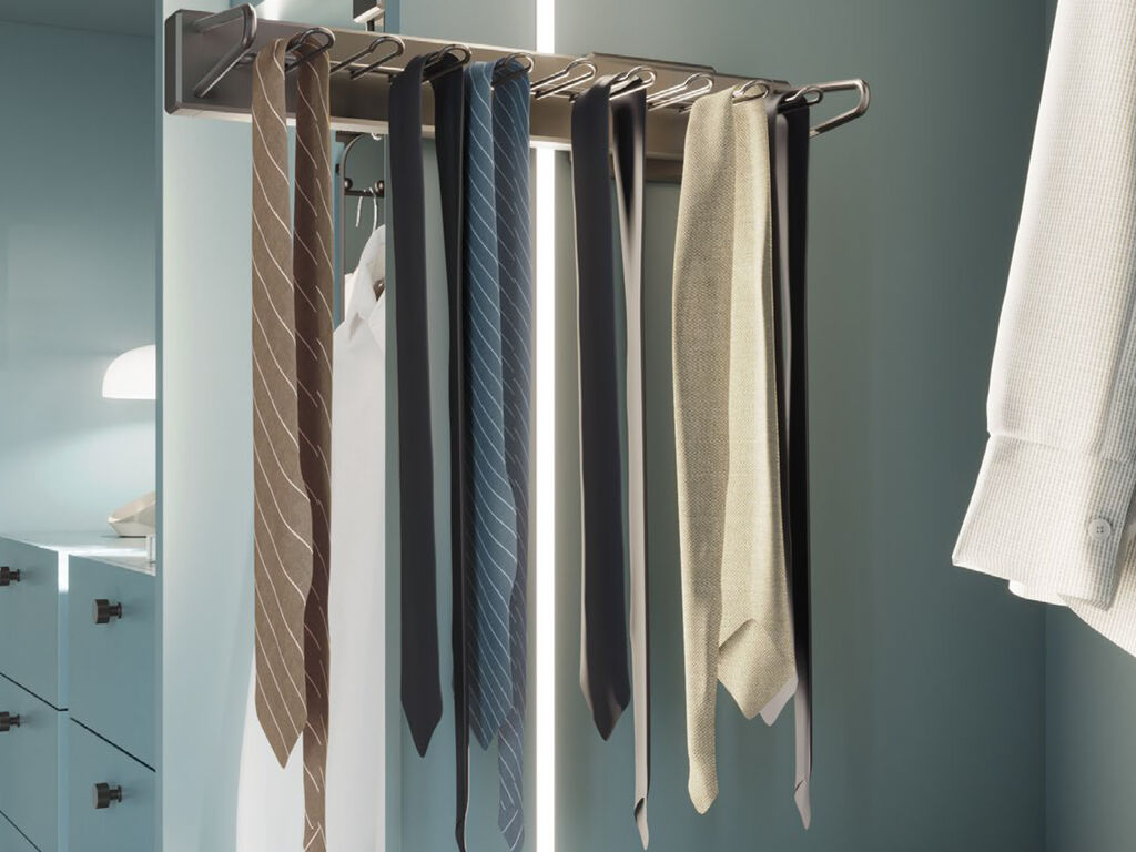Gamme Quartz de Emuca - Porte cravates