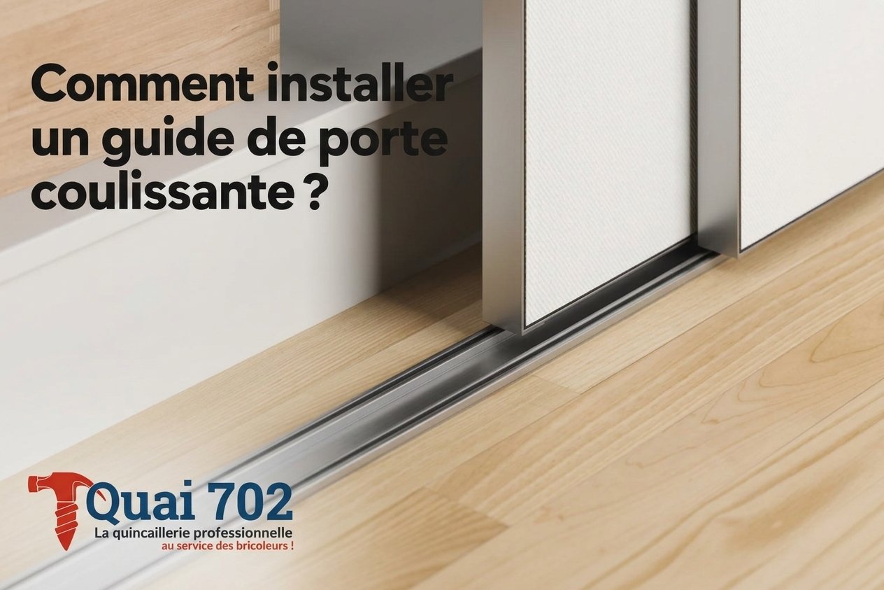 Comment installer un guide de porte coulissante ?