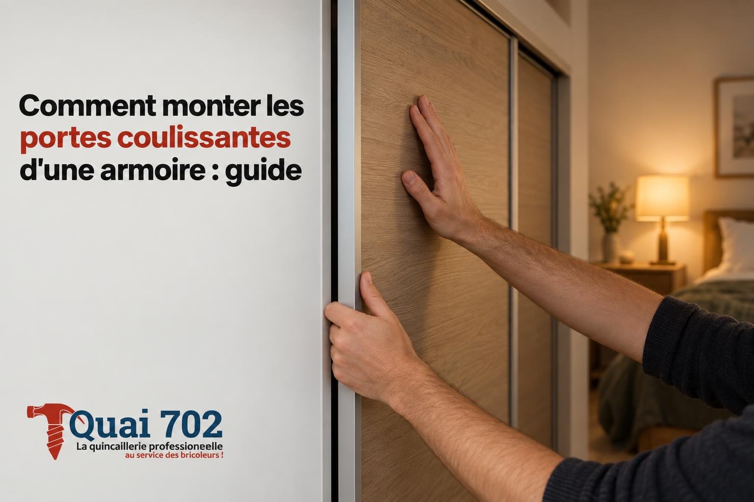 Comment monter les portes coulissantes d'une armoire : guide