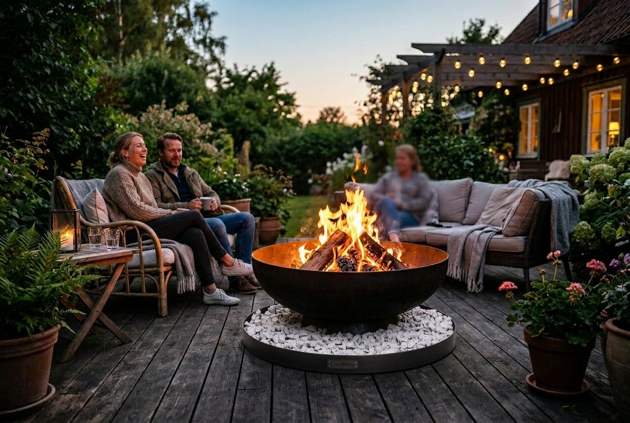 Brasero sur terrasse en bois : dangereux ou sécurisable ?